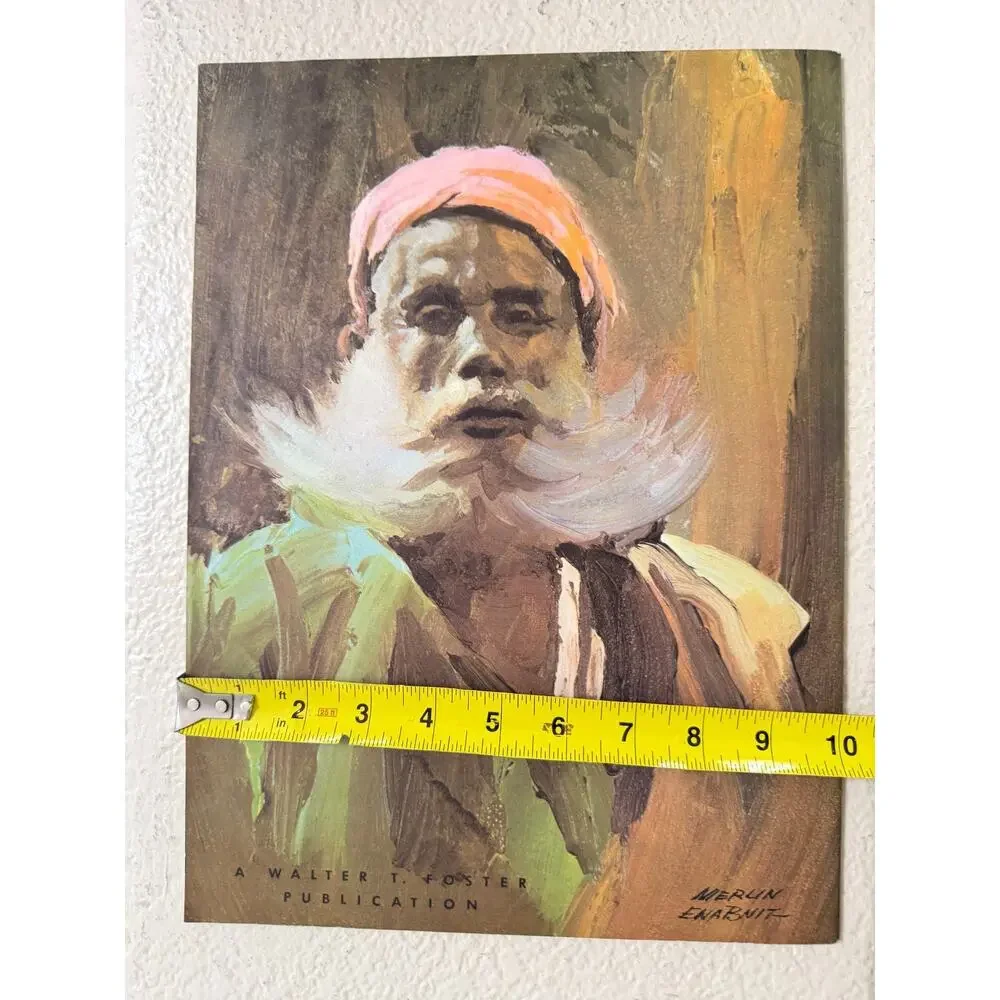 Vintage Walter Foster #65 How to Use Color in Portraits Merlin Enabnit Book